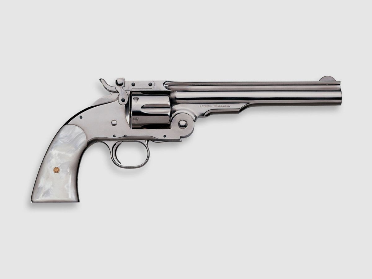 REV UBER 1875 ZWEITES MODELL SCHOFIELD .QD .38SP 5" 348577, Bild 3 von 4