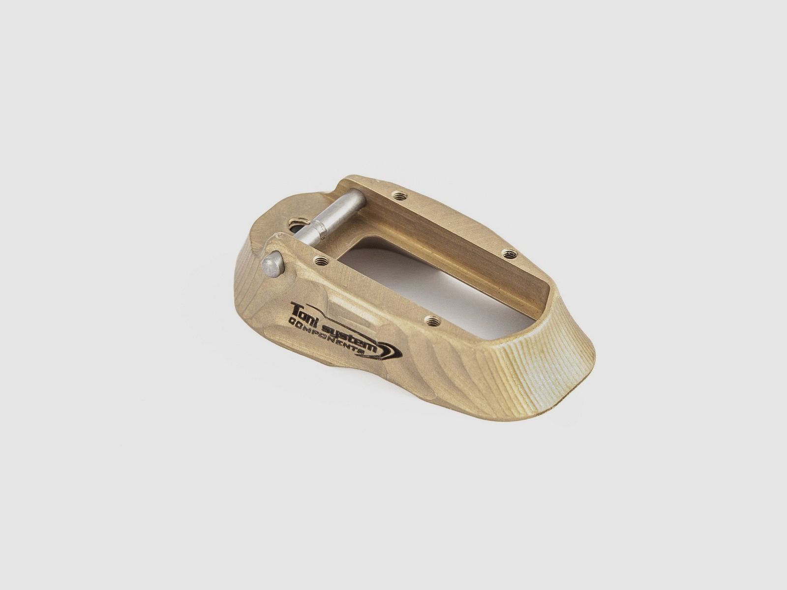 Magwell in ottone per impugnature 3D per 1911 - TONI SYSTEM/ Brass magwell for X3D grips for 1911  * CODICE ARTICOLO MO3D1911-BR