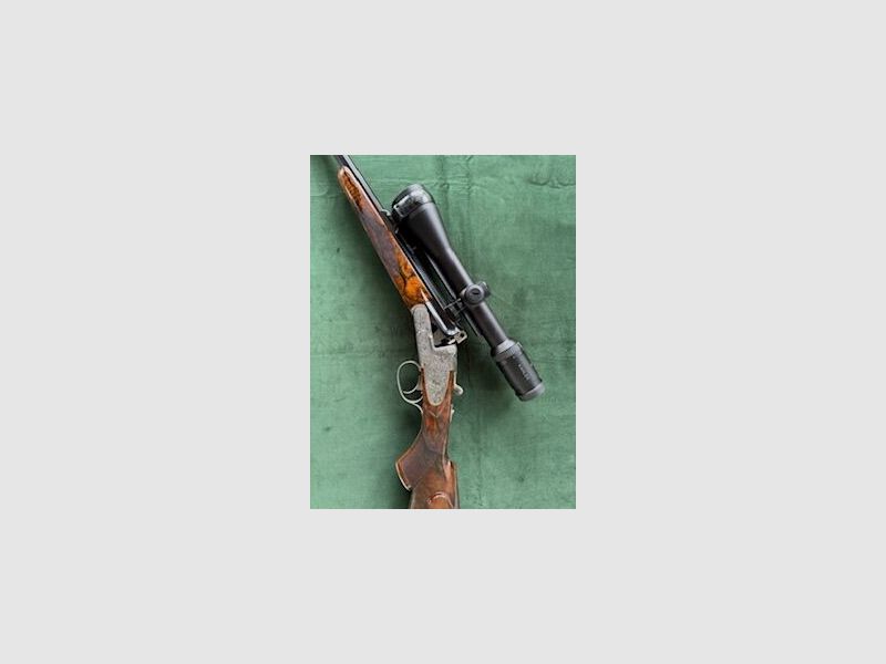 Goat cock side lock break-action rifle