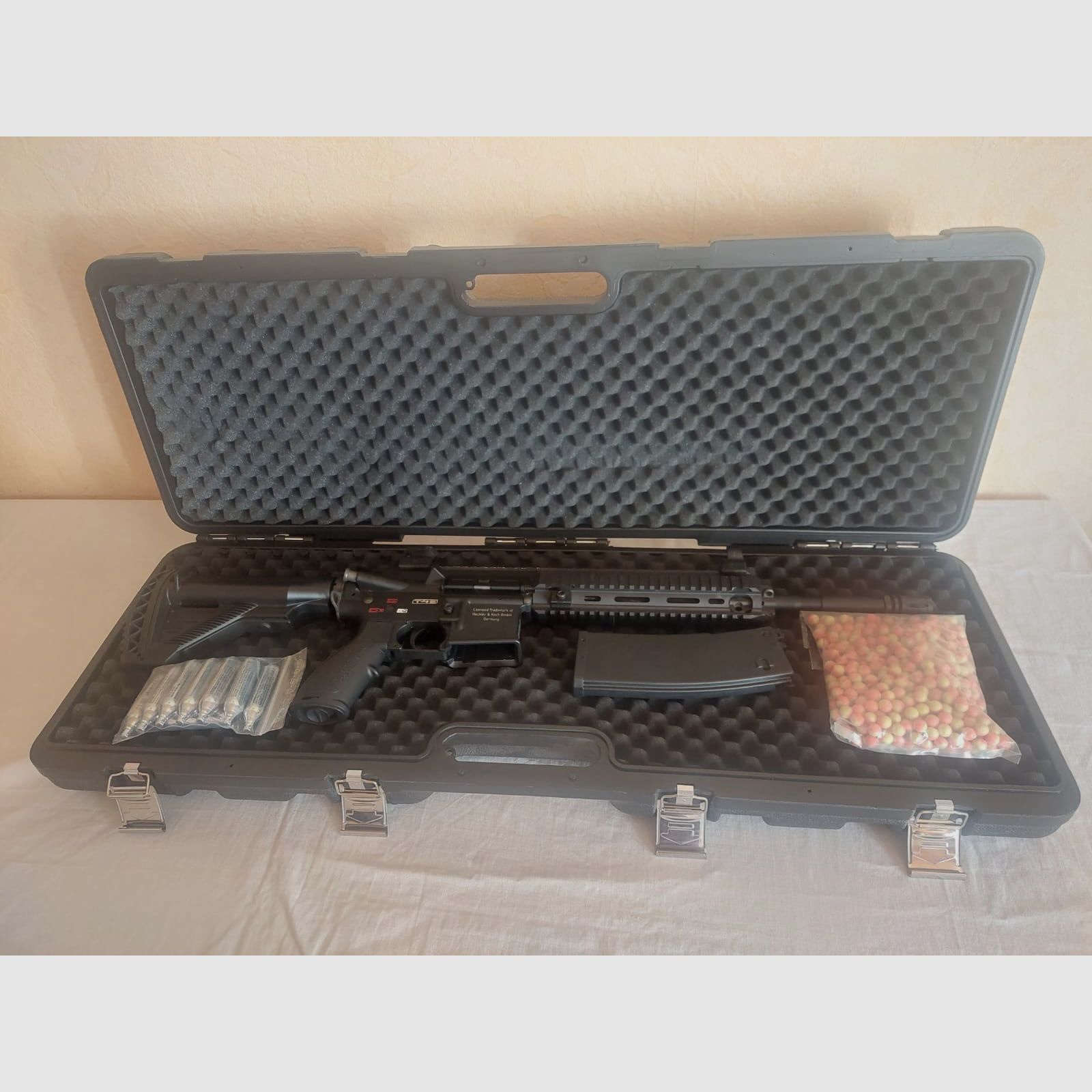 Umarex T4E/ HK416 D RAM Kal 43 met accessoires