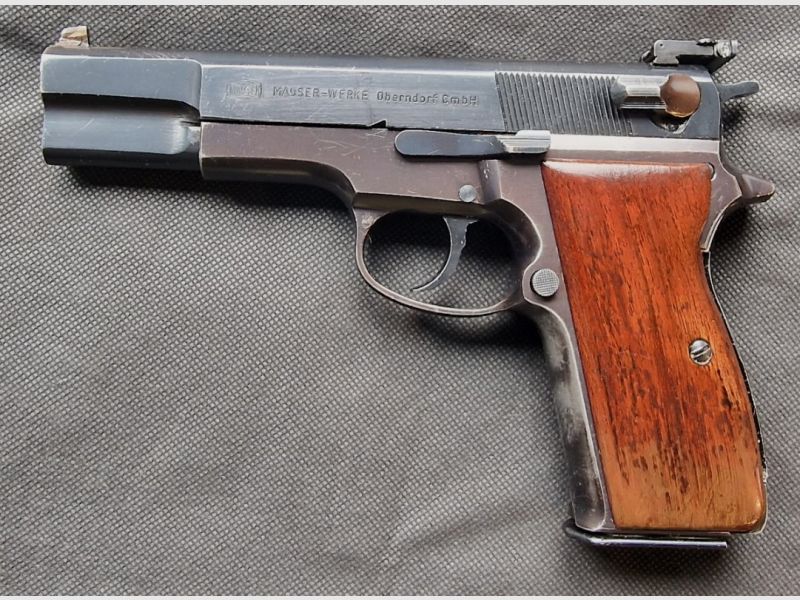 Mauser Mod. 90 DA, FEG P9, Kopie Browning High Power HP SA/DA Großkaliber Pistole Pistole 9 mm Luger