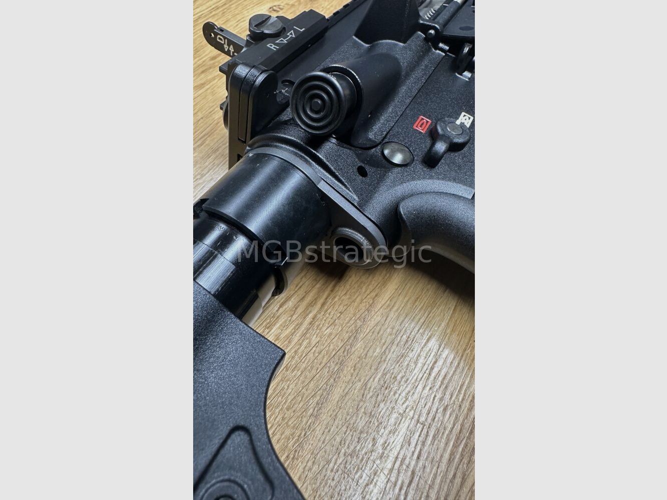 Heckler & Koch MR223 A3 Slim-Line 14,5" Lauf - halbautom. Büchse .223Rem Das zivile H&K 416 - mit Original H&K Abzugs- und Schlagstück Pin mit extra Sicherung wie bei G95K + Original H&K QD End-Plate (doppelt neu verstemmt, siehe Foto)