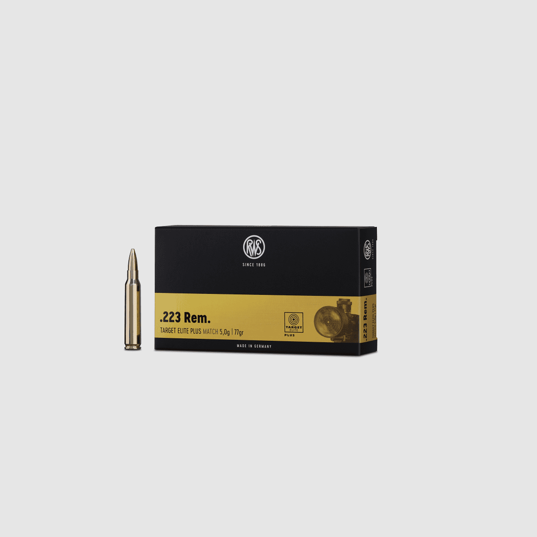 RWS .223 Rem. Target Elite Plus Match 77 gr. - 20 St.