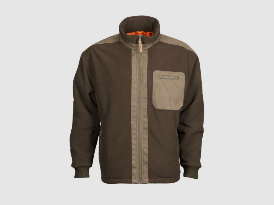 Elch H-Wendefleecejacke | oliv/ o.camo, Bild 1 von 4