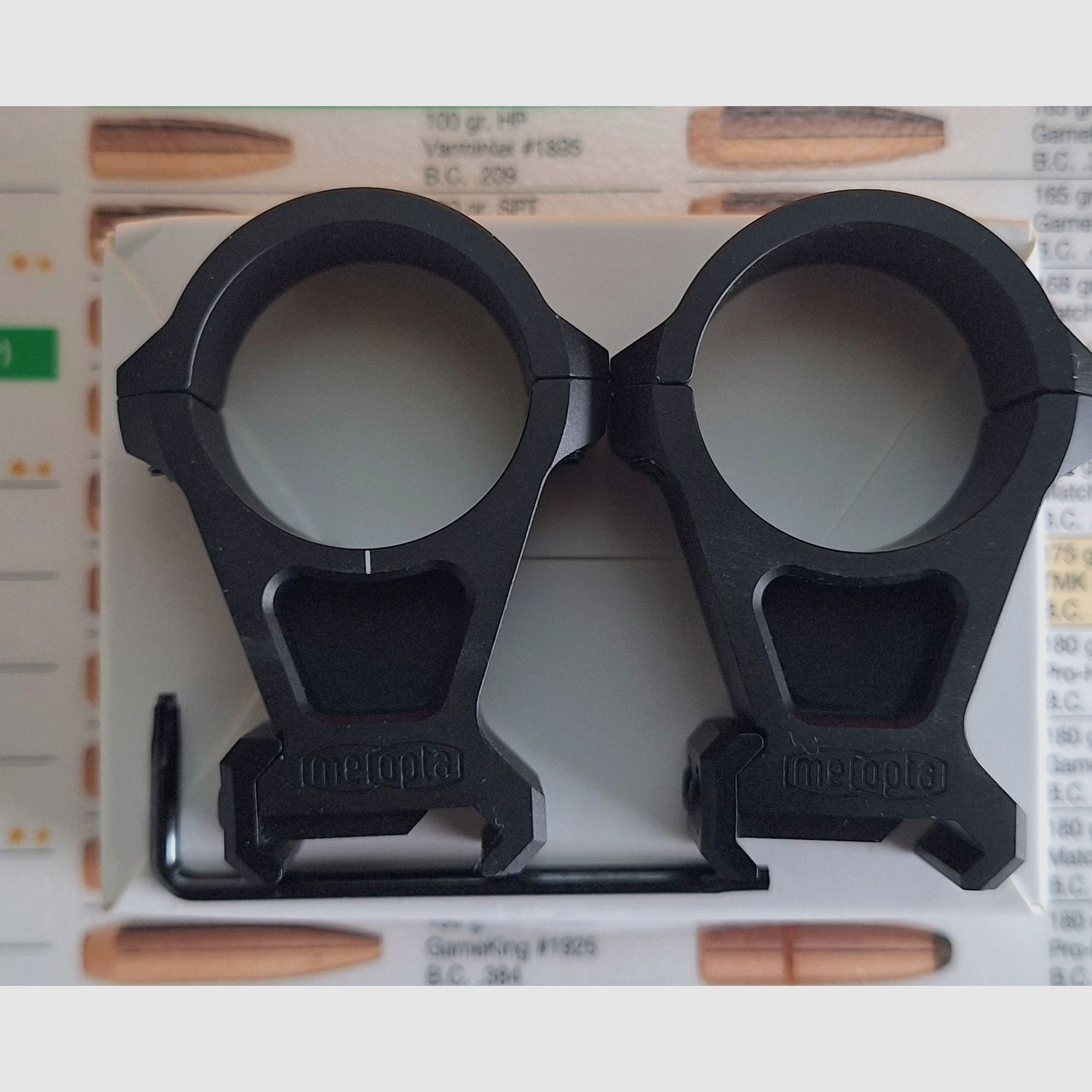 Meopta mounting rings 30mm