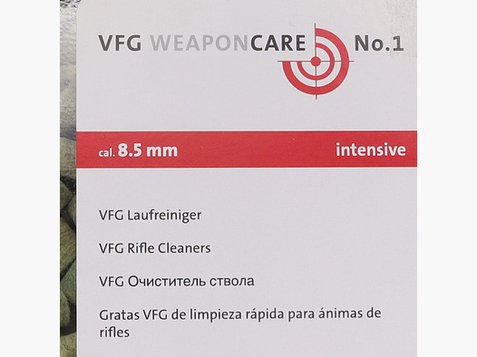 VFG Laufreiniger ''Intensive'' - 8,5mm (500stk.)