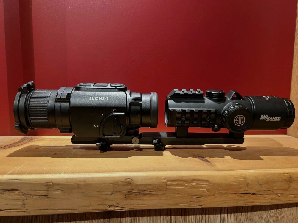 Liemke Luchs 1 Blaser Multirail Montage en Selle Sig Sauer Bravo 3