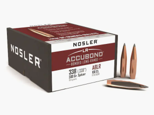 Nosler Geschoss .338/.338 Accubond 300GR Bonded Tipped Boat Tail 100 Stück