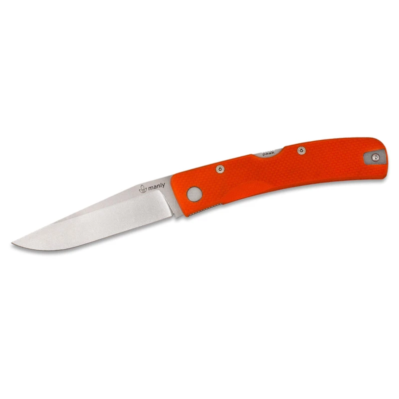 Manly Peak ORANGE Two Hand D2 59-61 HRC, Ausverkauf