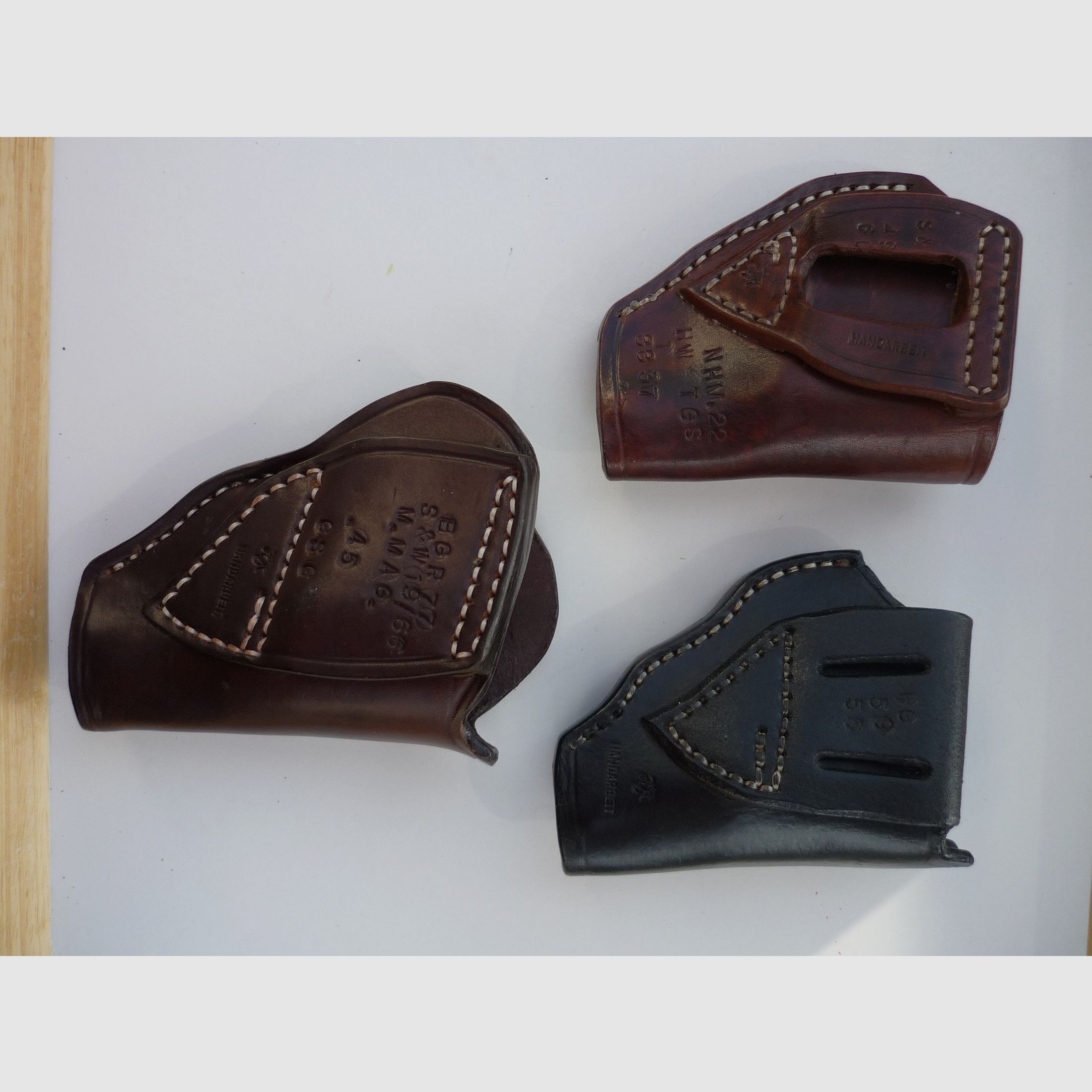 HKDesign Holster Art. Nr. 005  ,Schnellziehholster für diverse Waffen Siehe weitere Fotos der Rückseiten    -   für Linkshänder