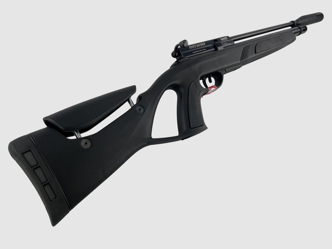 Gamo Coyote Black Whisper Kaliber 4,5mm Diabolo Pressluftgewehr mit Schalldämpfer