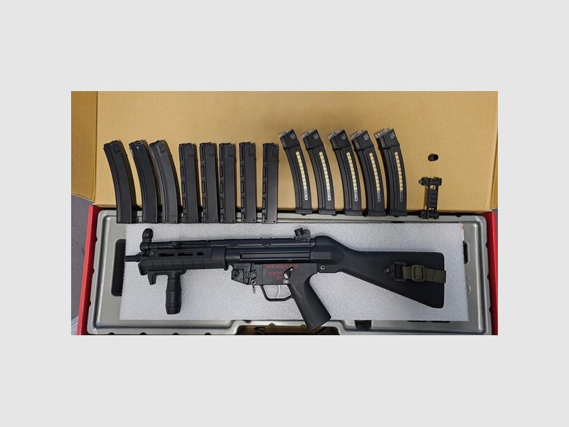 MP5 S-AEG Begadi CORE EFCS / Mosfet, PRO HopUp & 30K Mamba Motor. Joule 1,5