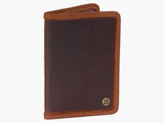 Estuche de licencia de caza AKAH con cuero de yak