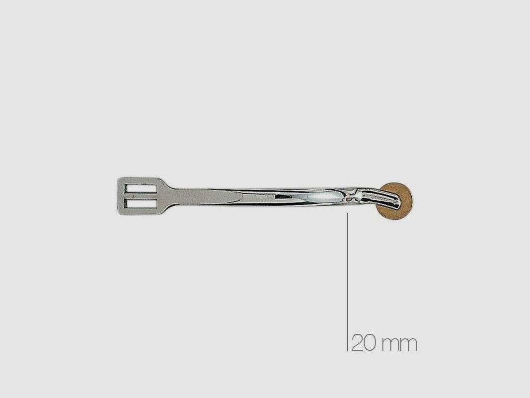 Spurs Inglesi Roulette Liscia 20mm