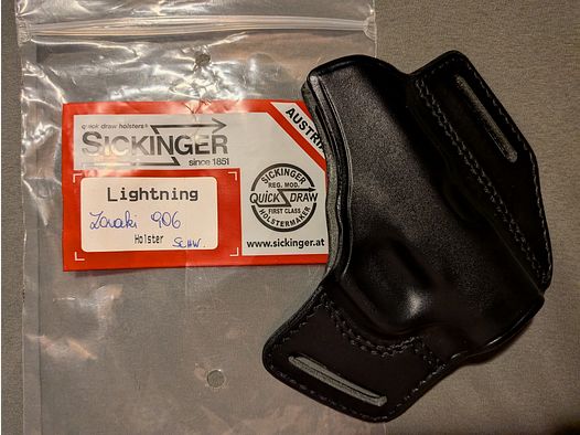 Zoraki 906 Holster Sickinger Passform Gürtel Leder schwarz