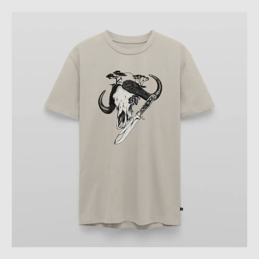 PUMA Heren Premium T-Shirt "White Hunter – Big Game"