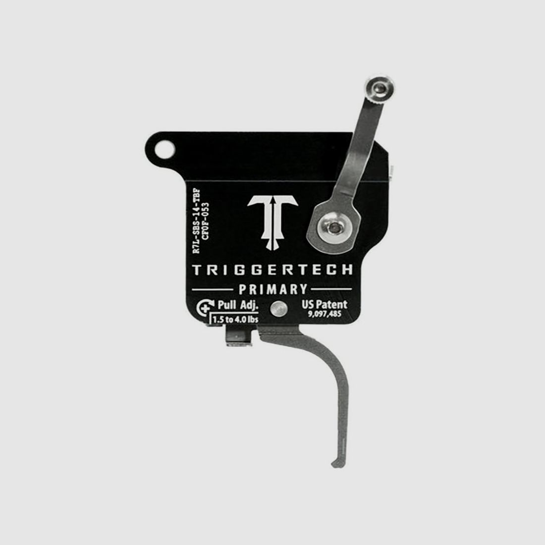 TriggerTech Rem700 Primary – Left – Bolt release – Straight Flat (Stainless)