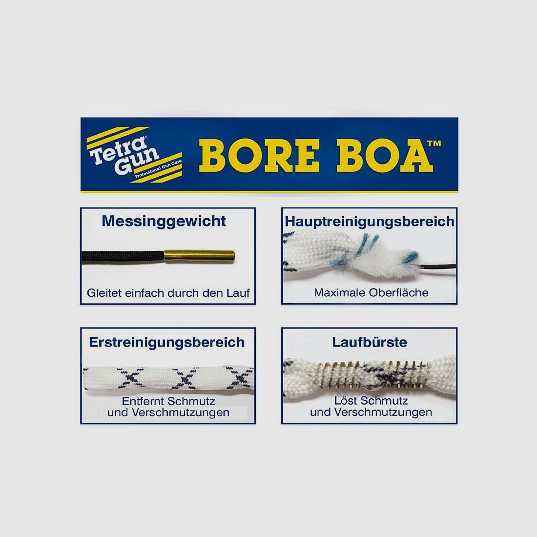 TETRA GUN Bore Boa Laufreinigungsschnur für