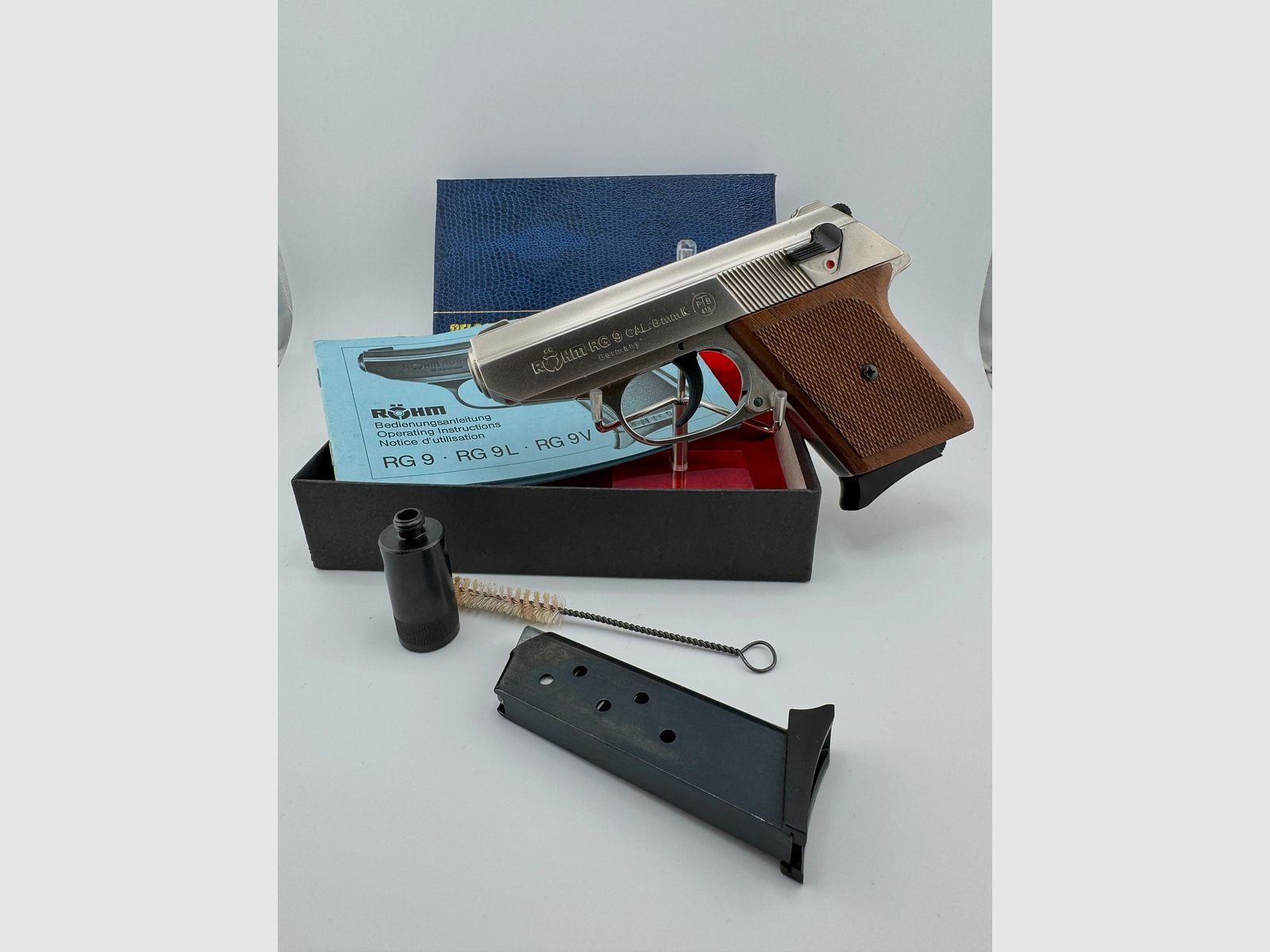 Röhm RG 9 nichelato - PTB 413 - Anno di prova KC (1992)