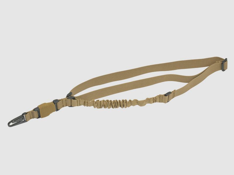 CQB Sling 1 point w/elastic cord - 01 - Tan [8FIELDS]
