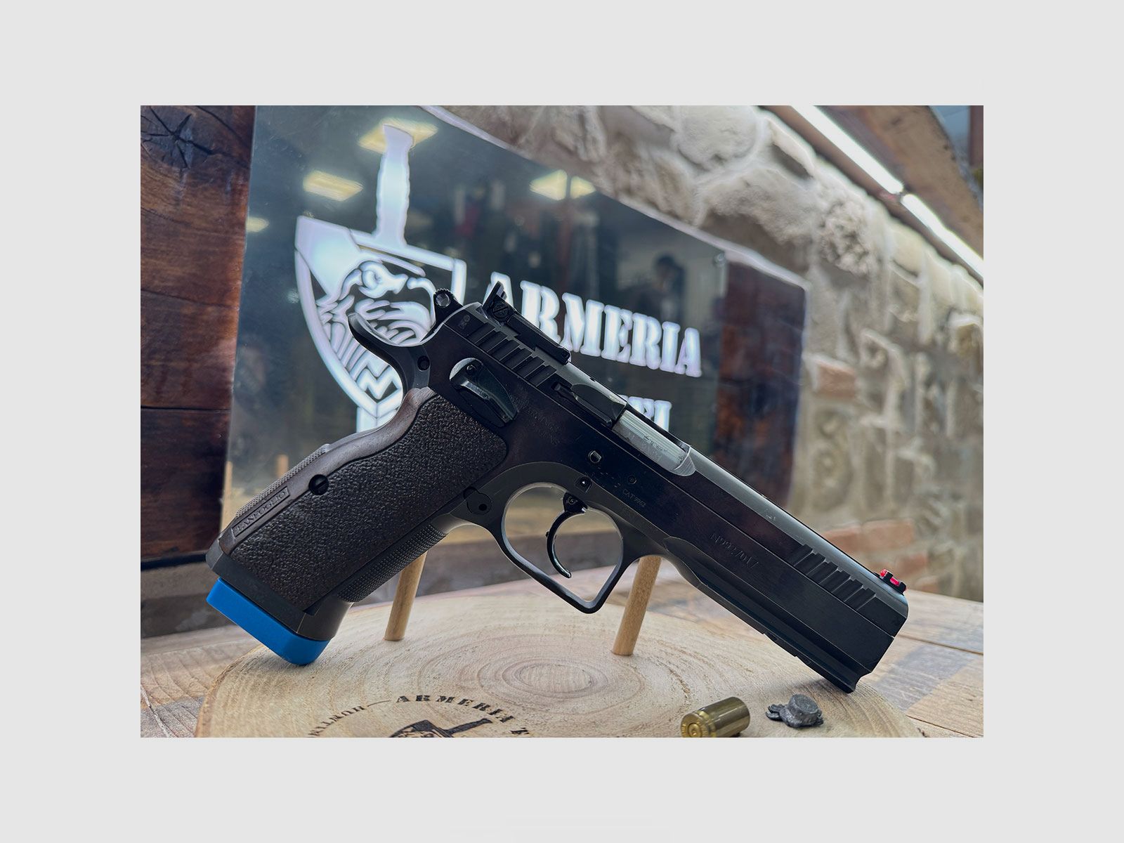 UTILISÉ – PISTOLE – TANFOGLIO MOD. STOCK III cal. 9×21, image 4 sur 6