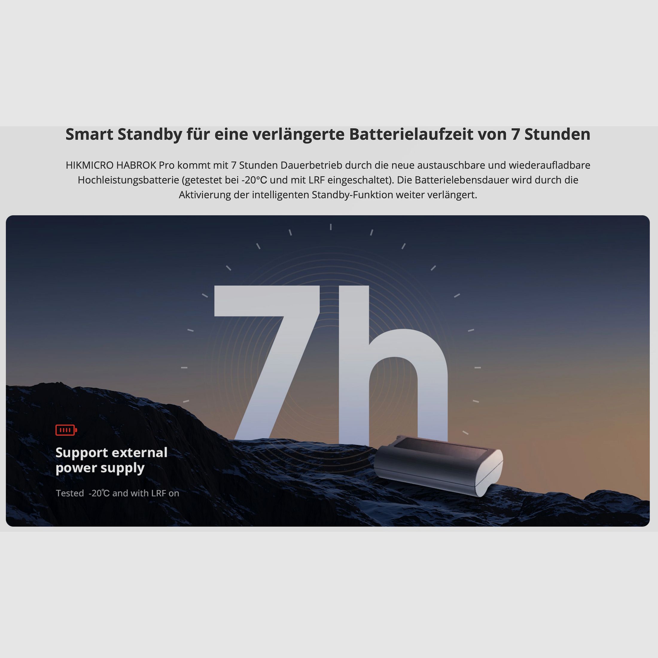 Hikmicro Binocular Habrok Pro HQ50L Wärmebild/Nachtsicht/Digitalkamera 850Nm 3840 × 2160