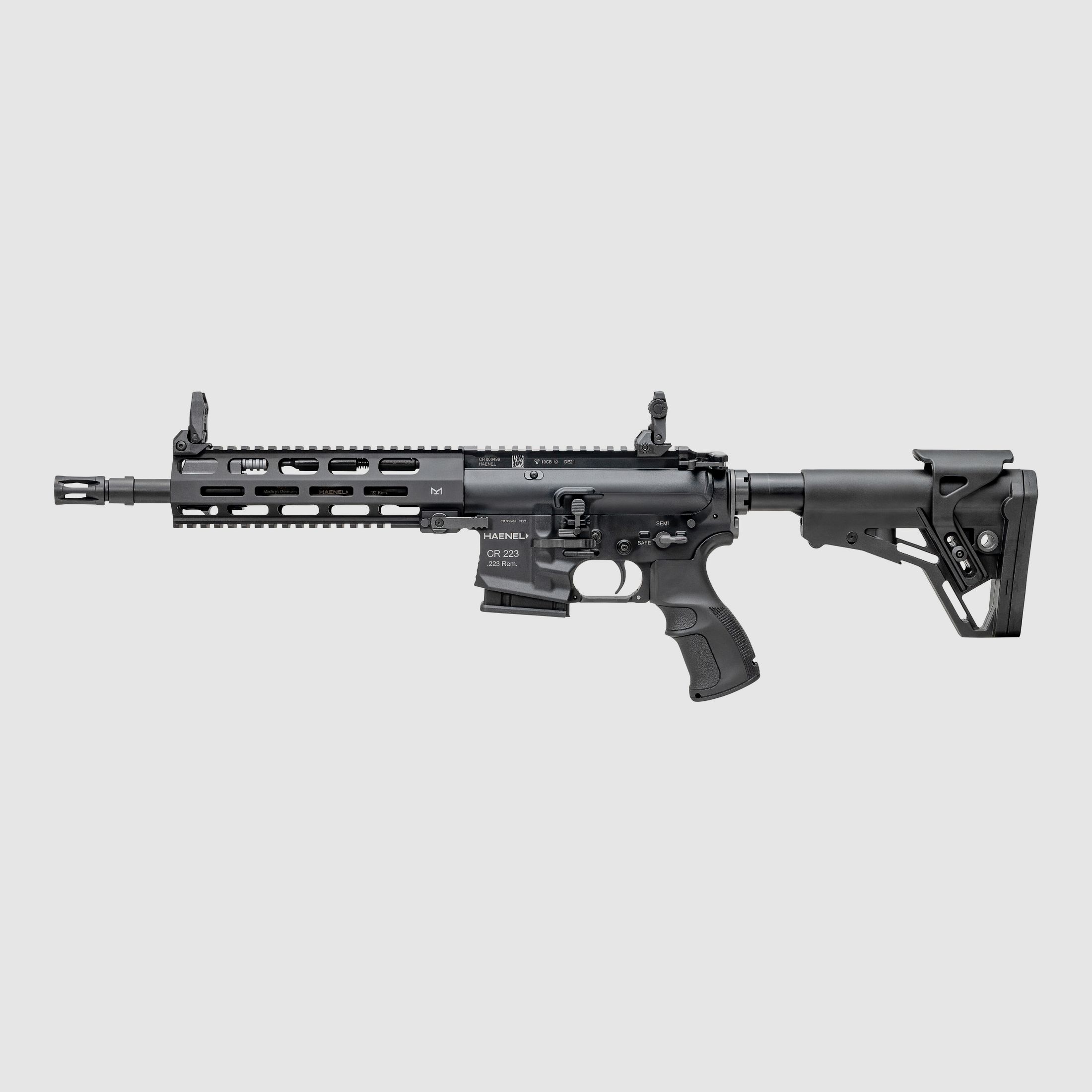 Haenel CR 223 M-LOK Handguard Barrel Length 254 mm | Direct Trigger (2,800-4,000 g) | Short Handguard | Black | Not Sport Approved, Cal. .223 Rem., image 2 of 2