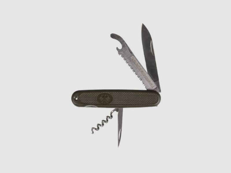 TASCHENMESSER BW - OLIV - 6 FUNKTIONEN