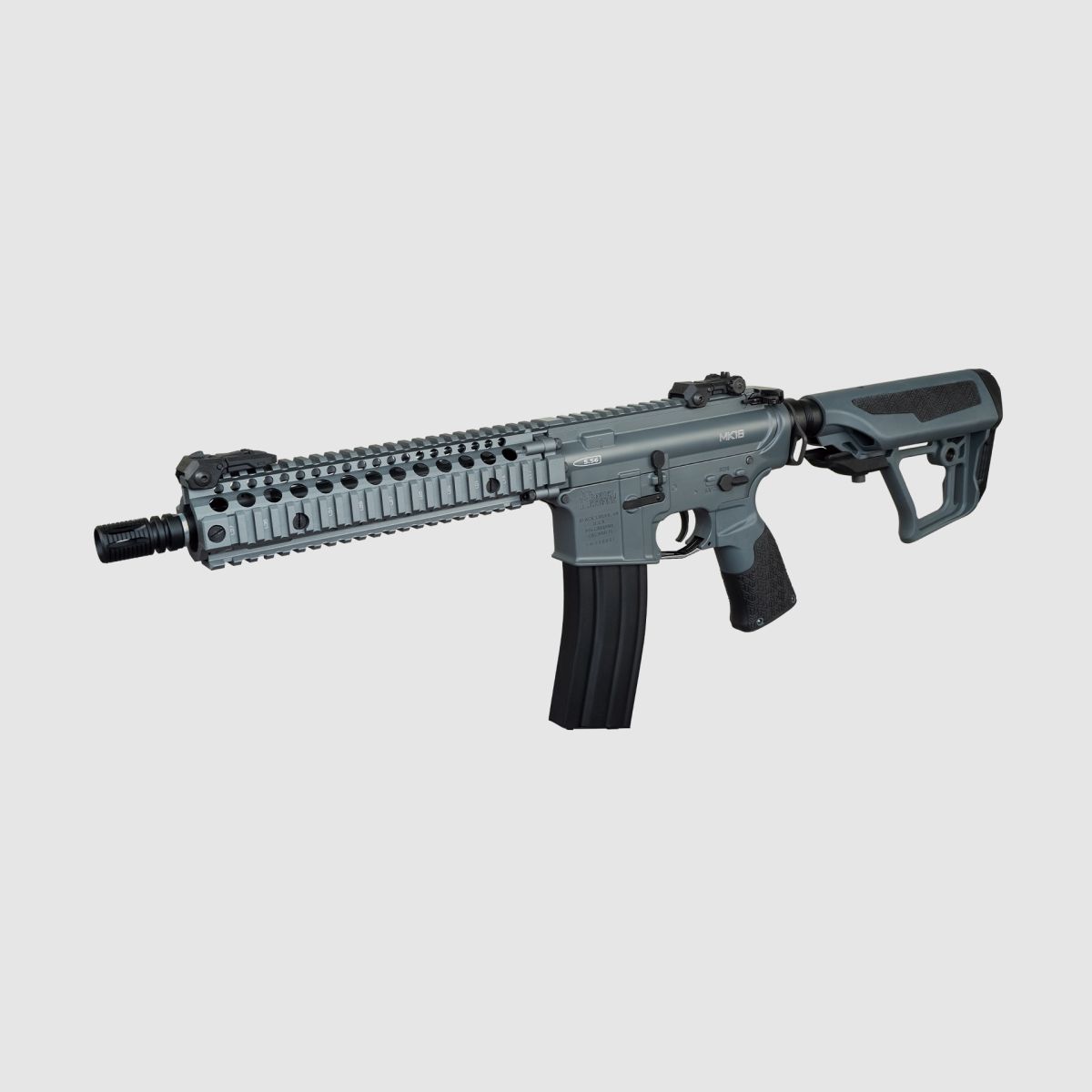 ICS EMG Daniel Defense MK18 S3 (IMG-180S3-1) Rifle Airsoft Gris S-AEG a partir de 18 años