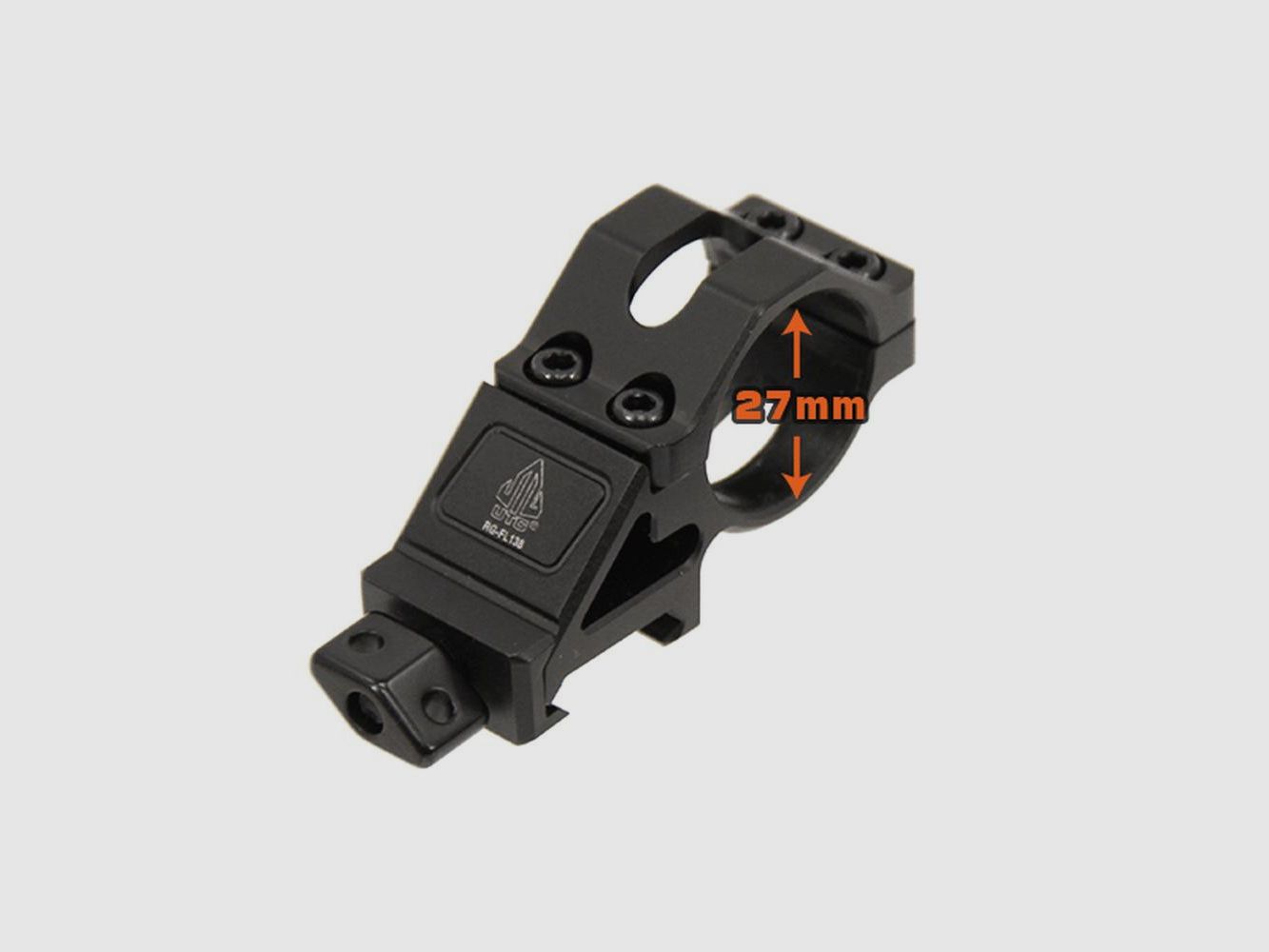 Support Lampe Tactique UTG - Montage Picatinny - Fixation Solide - Pour Éclairage Fiable en Chasse, image 1 sur 4