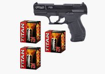 Feuerwerk Set Walther P99 Schreckschuss