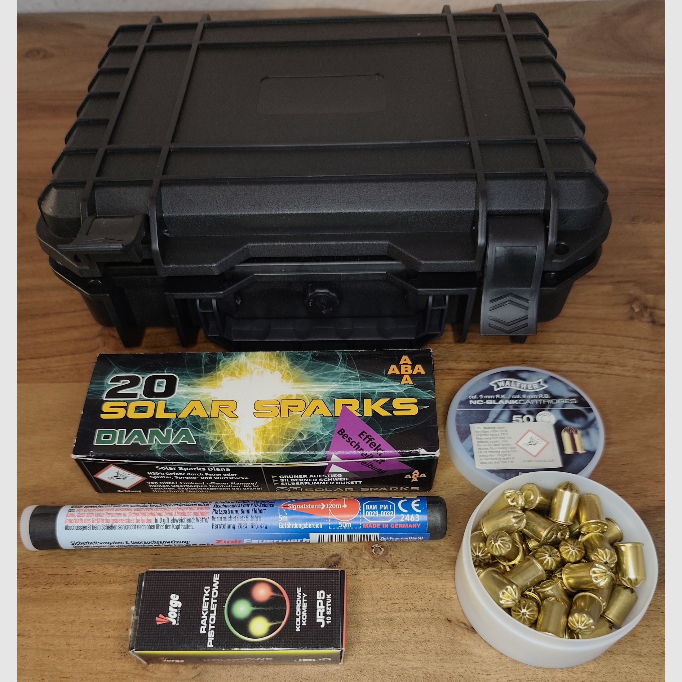 Incenso HW 94 PTB 467 Set di Capodanno 40x Effetti Pyro +50 Colpi di Munizione R.K