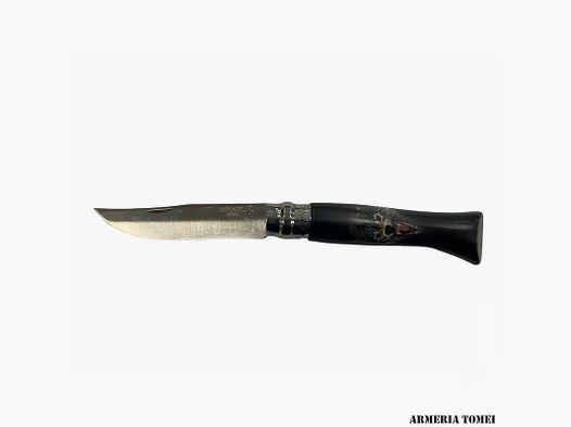 Couteau – OPINEL – N.9 INOX, tête de loup peinte à la main
