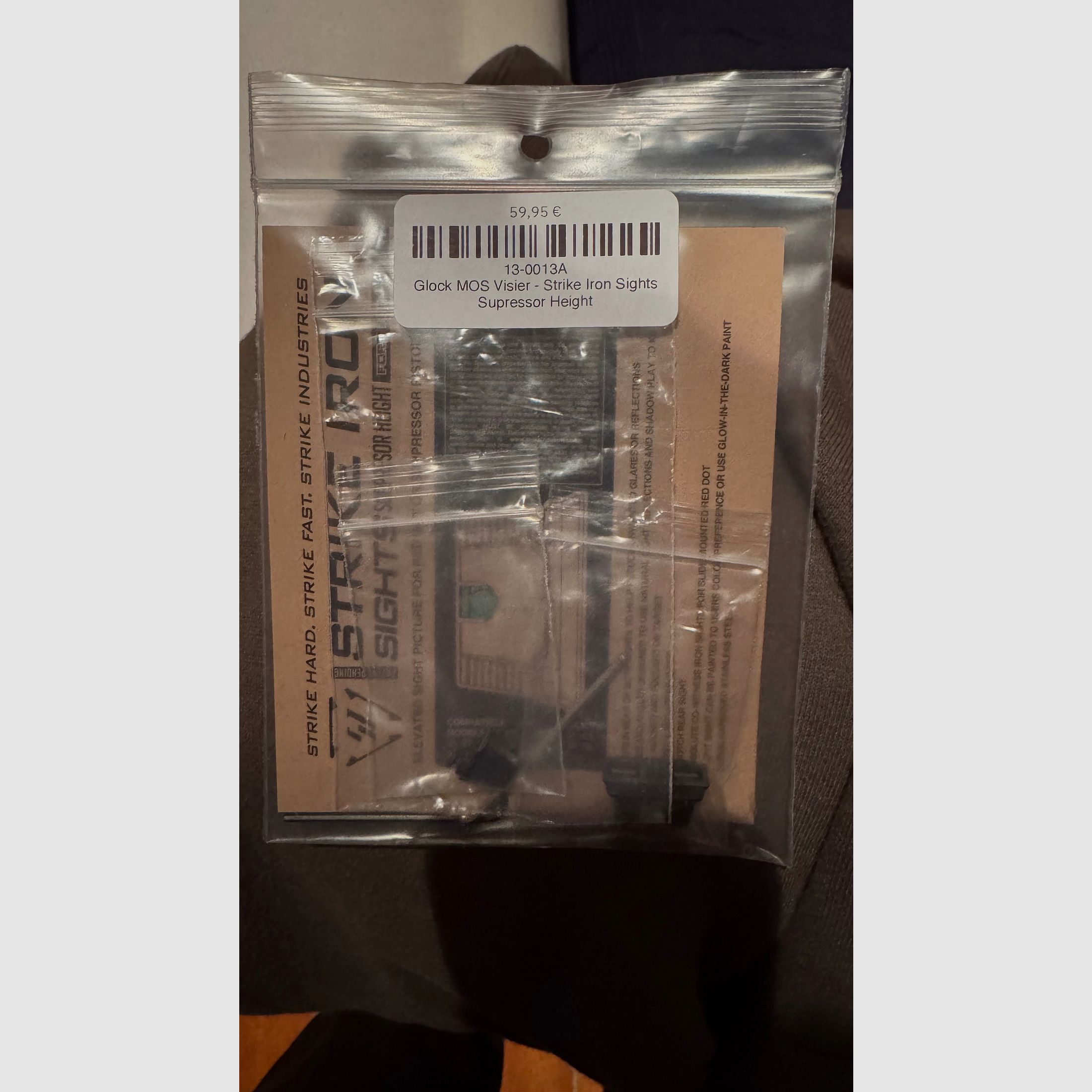 Strike Industries Strike Iron Sights Glock MOS