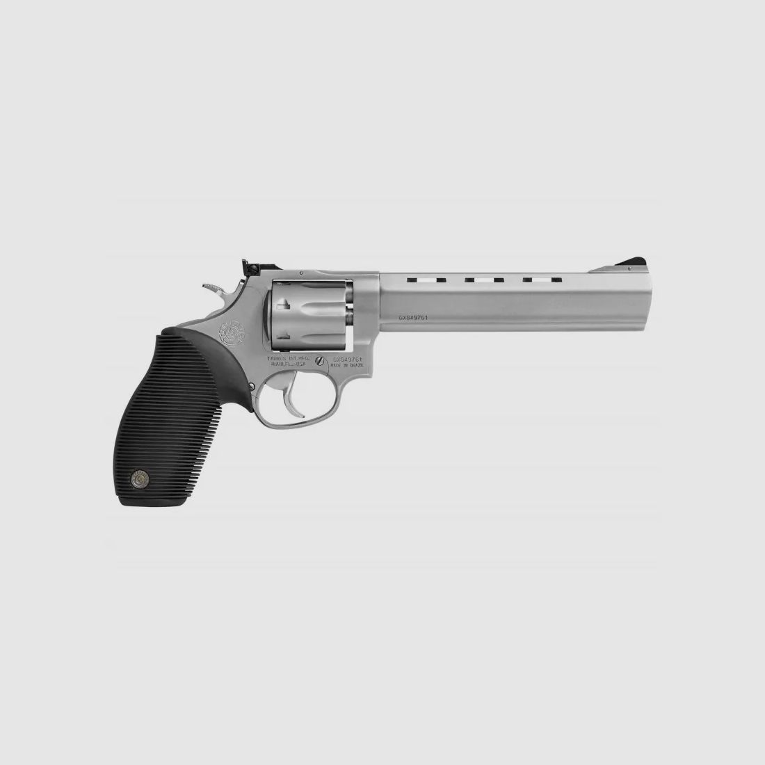 Taurus Tracker 17 revolver, matte black oxide finish, 6.5″ rubber grip