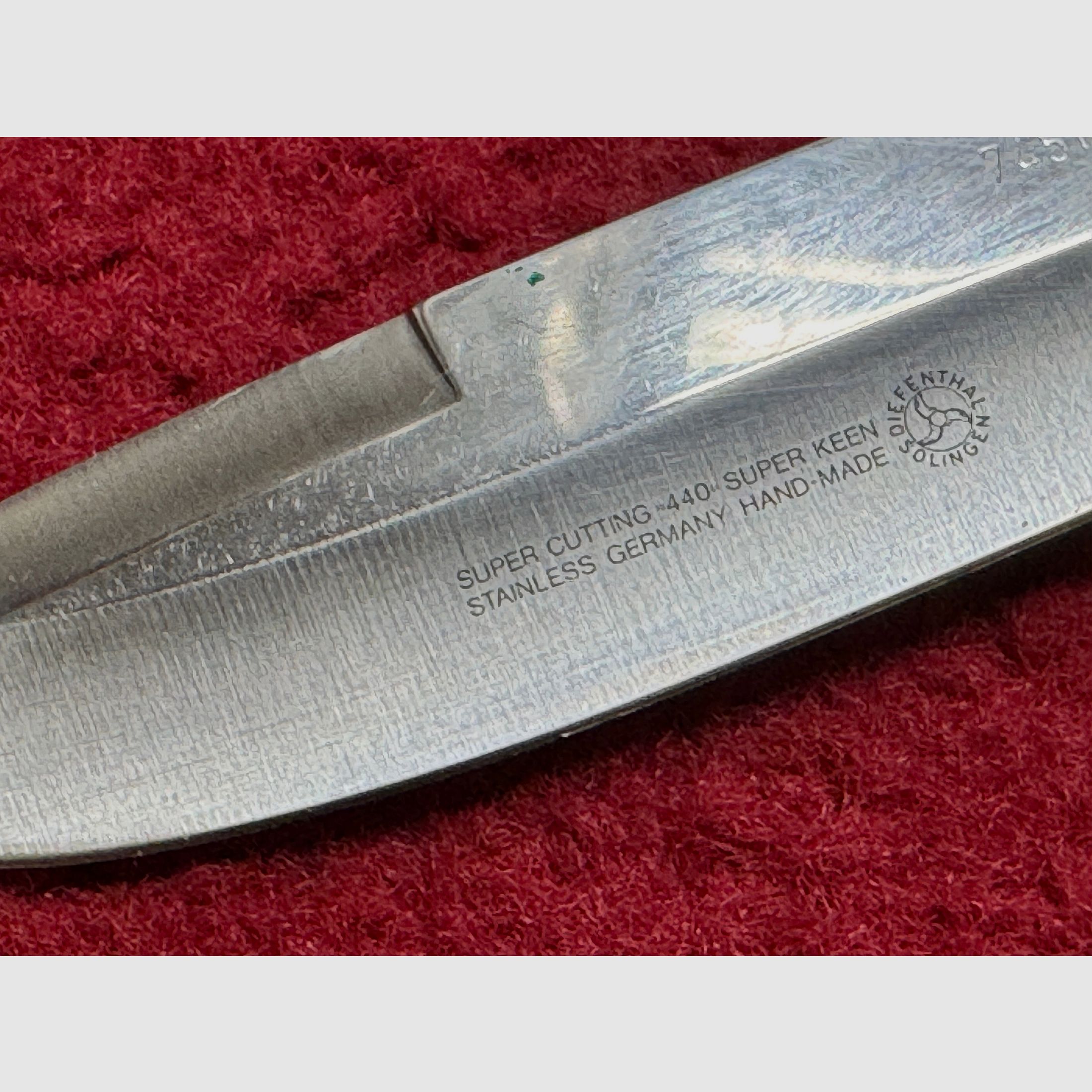 Diefenthal Solingen full integral hunting knife 74516 – rare collector’s set with original box & certificate