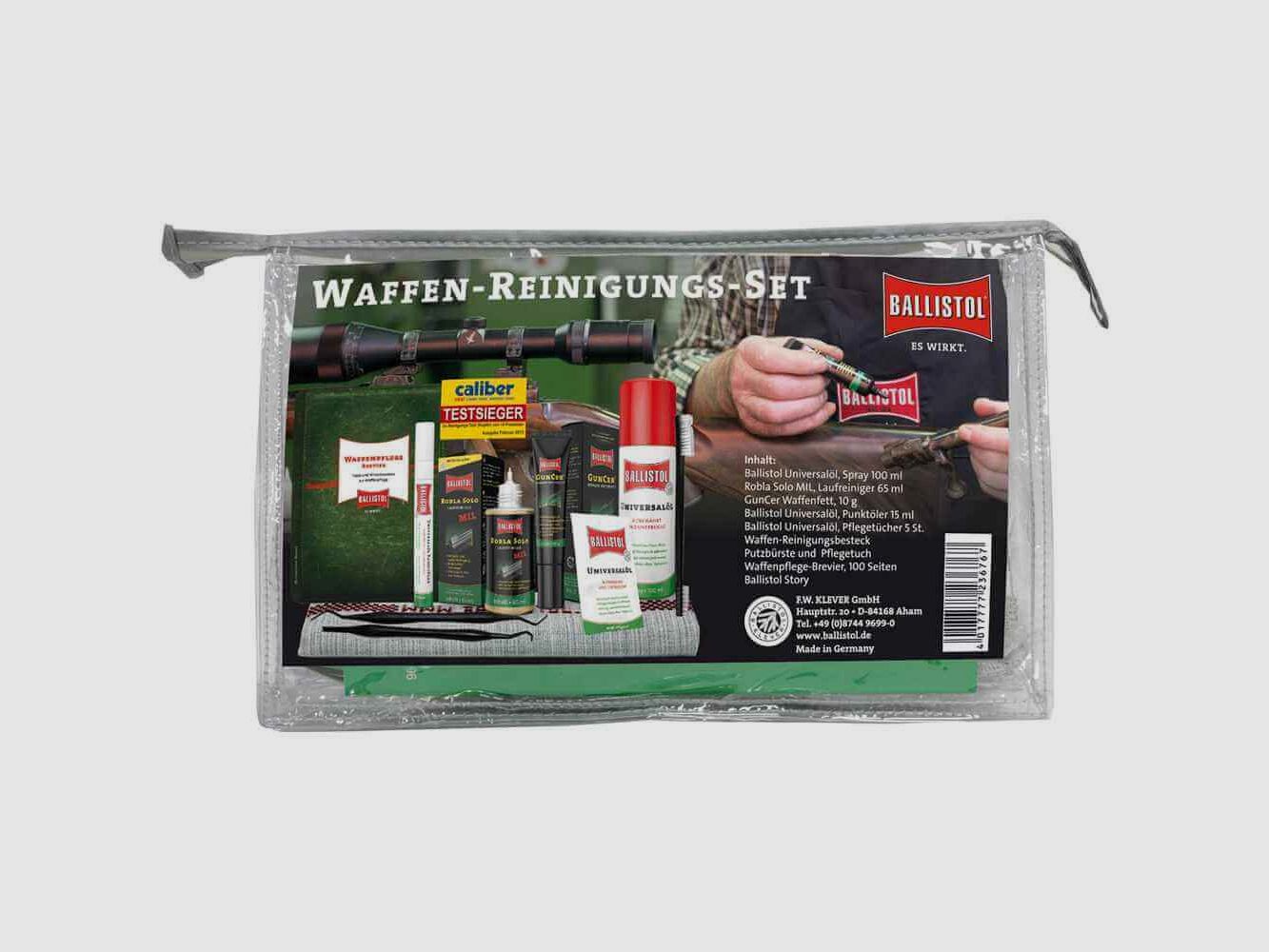 Ballistol Waffenreinigungsset 14Tteilig