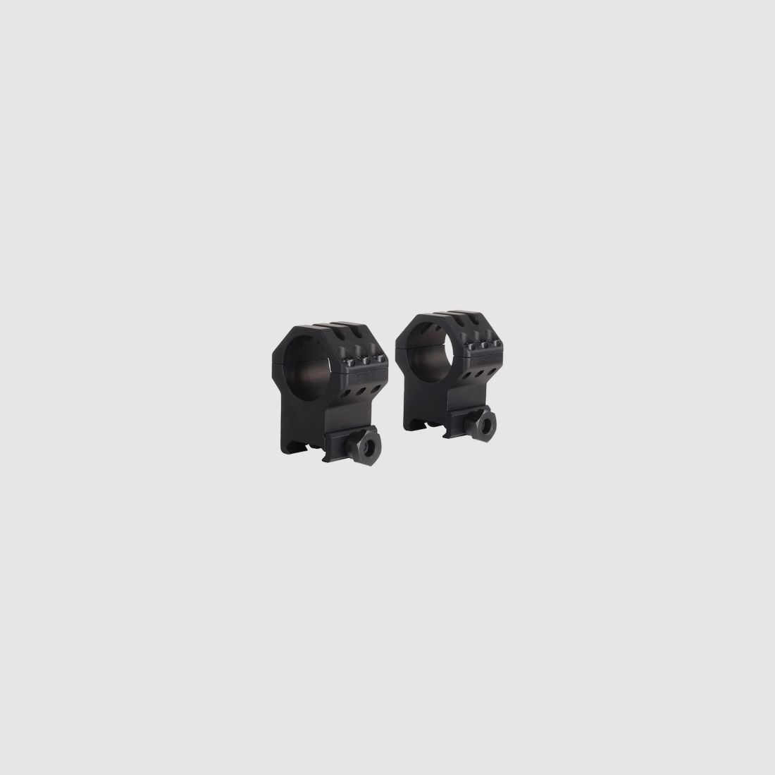 Weaver Tactical 6-Hole Picatinny-Style Ringe matt schwarz 25,4mm extra extra high, BH 16,26mm