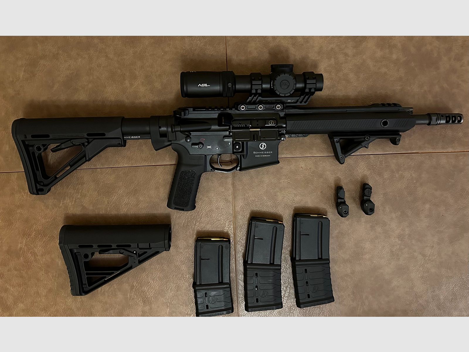 Schmeisser S4F Sport 10,5 inch inclusief accessoires/ammo