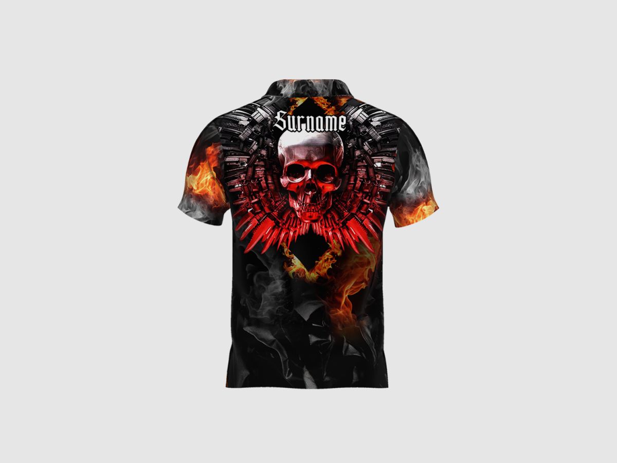 DED Death Skull T-Shirt, Größe: XS, Benutzerdefinierter Name: Mit Benutzerdefiniertem Namen, Bekleidungsart: Damen, Bild 3 von 3