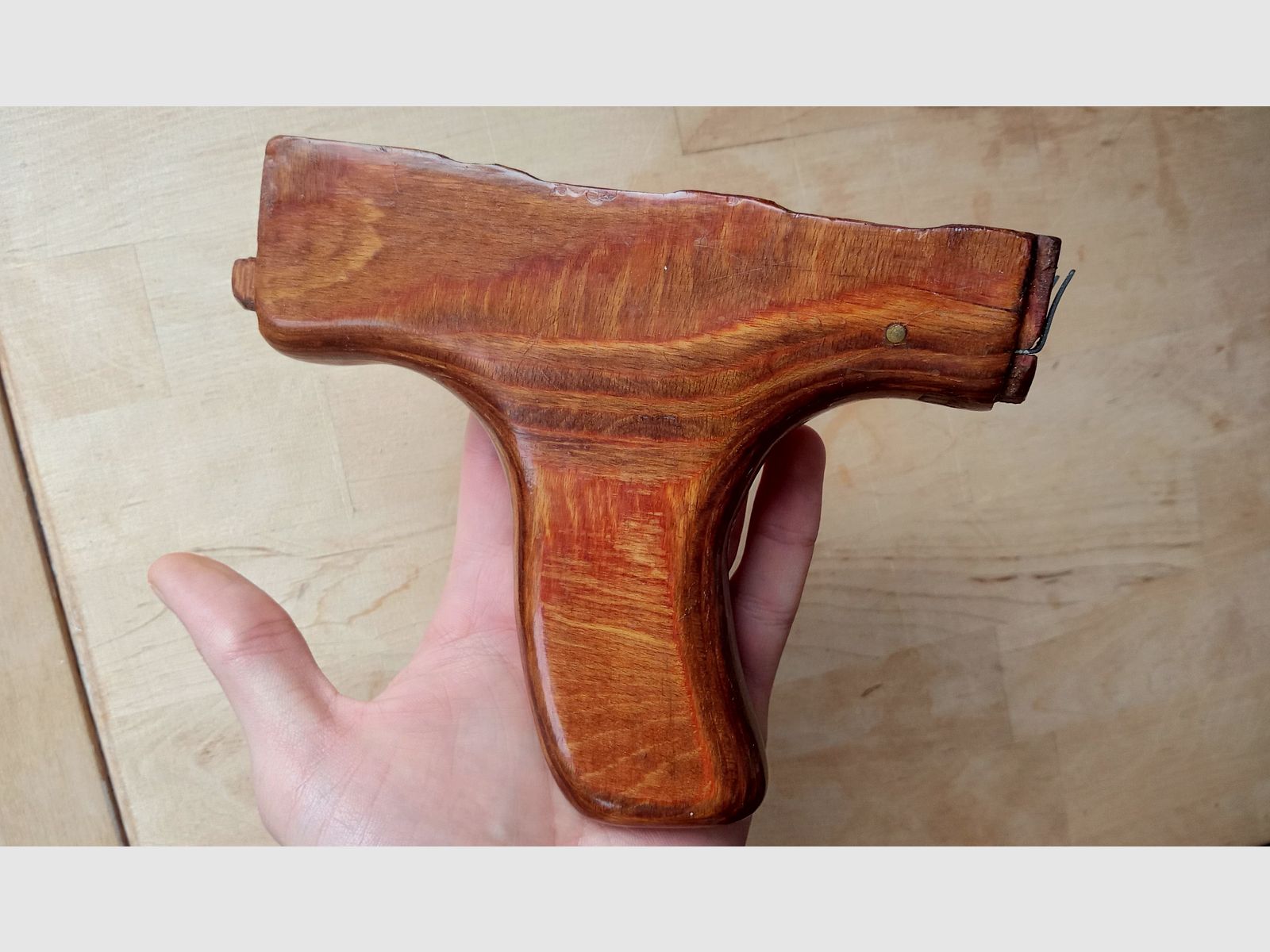 #2 Romanian lower AK handguard s.g. donkey-dick (Uluc) laminated wood Romy Dong for PM md.63 md.90 AIMR AIMS