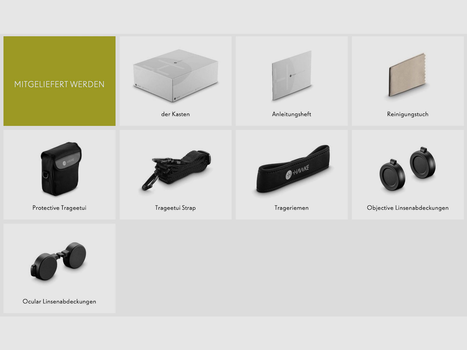 HAWKE 35103 Nature Trek Fernglas 10x42 FMC Wasserdicht mit Tasche und Riemen