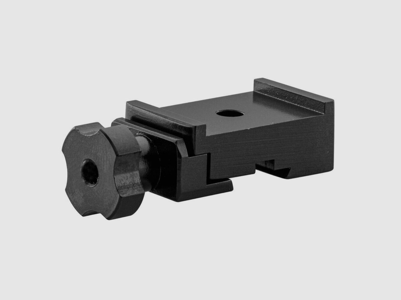Delory-Brumard Aluminium-Einbein mit 11mm Schiene für Kompensator. Alu-Einbein monobloc, Bild 1 von 5