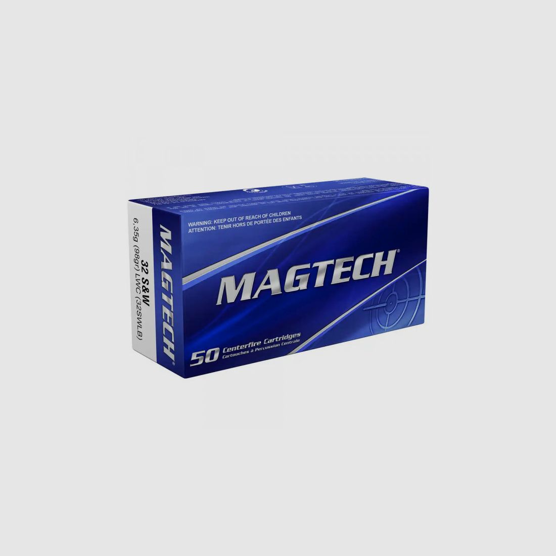MAGTECH .32S&W LONG LWC - 6,35G / 98GRS. - 50 SCHUSS