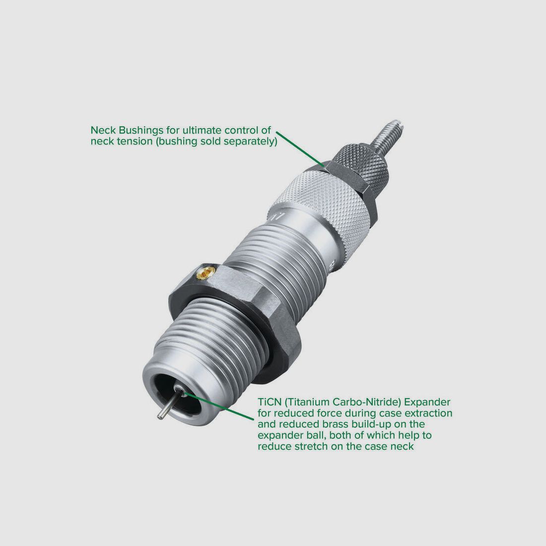 Ringpaar RCBS MatchMaster 6×47 Lapua – volle Länge, Bild 4 von 7