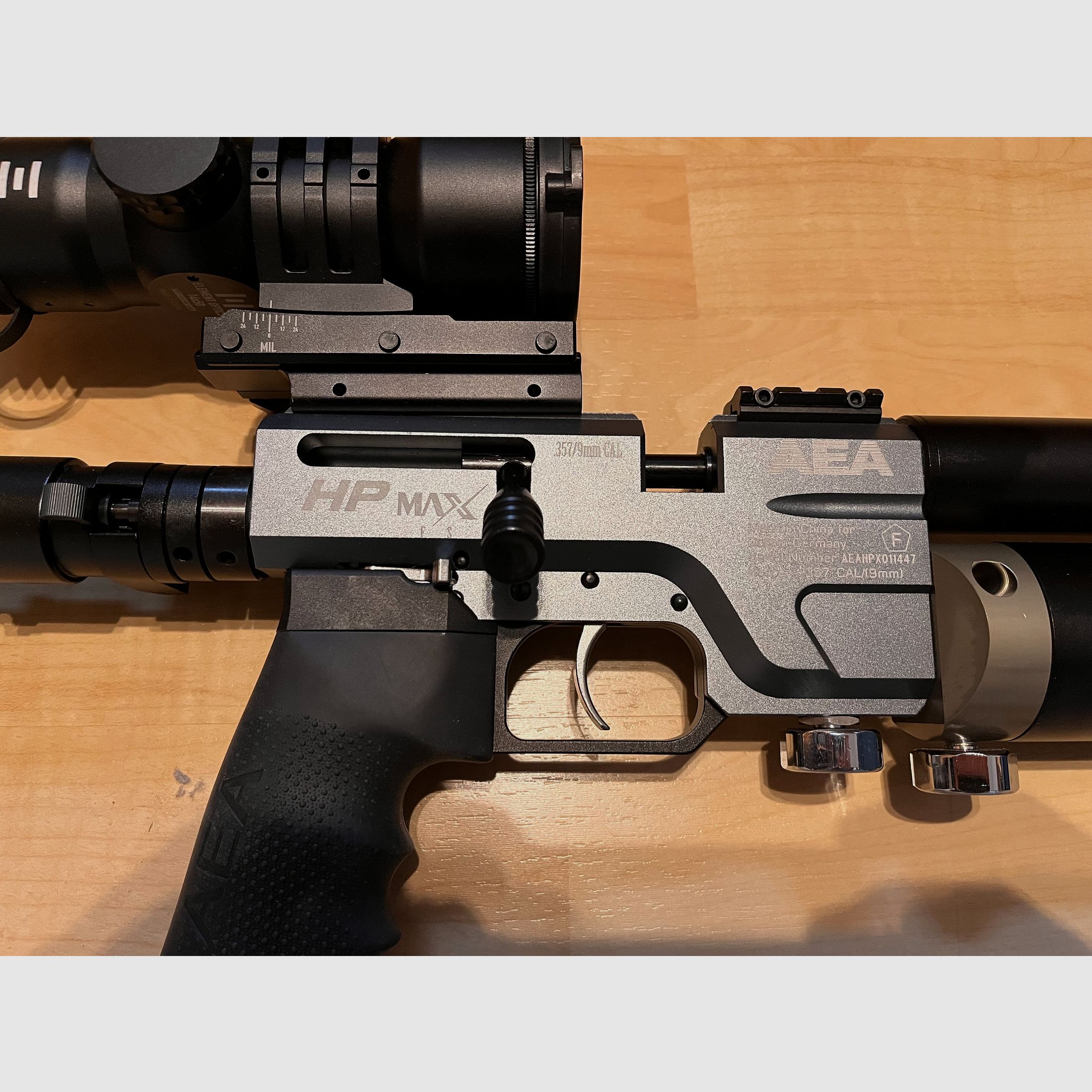 Luftgewehr AEA HPMAX F-Serie inkl. Schalldämpfer und Element Zielfernrohr