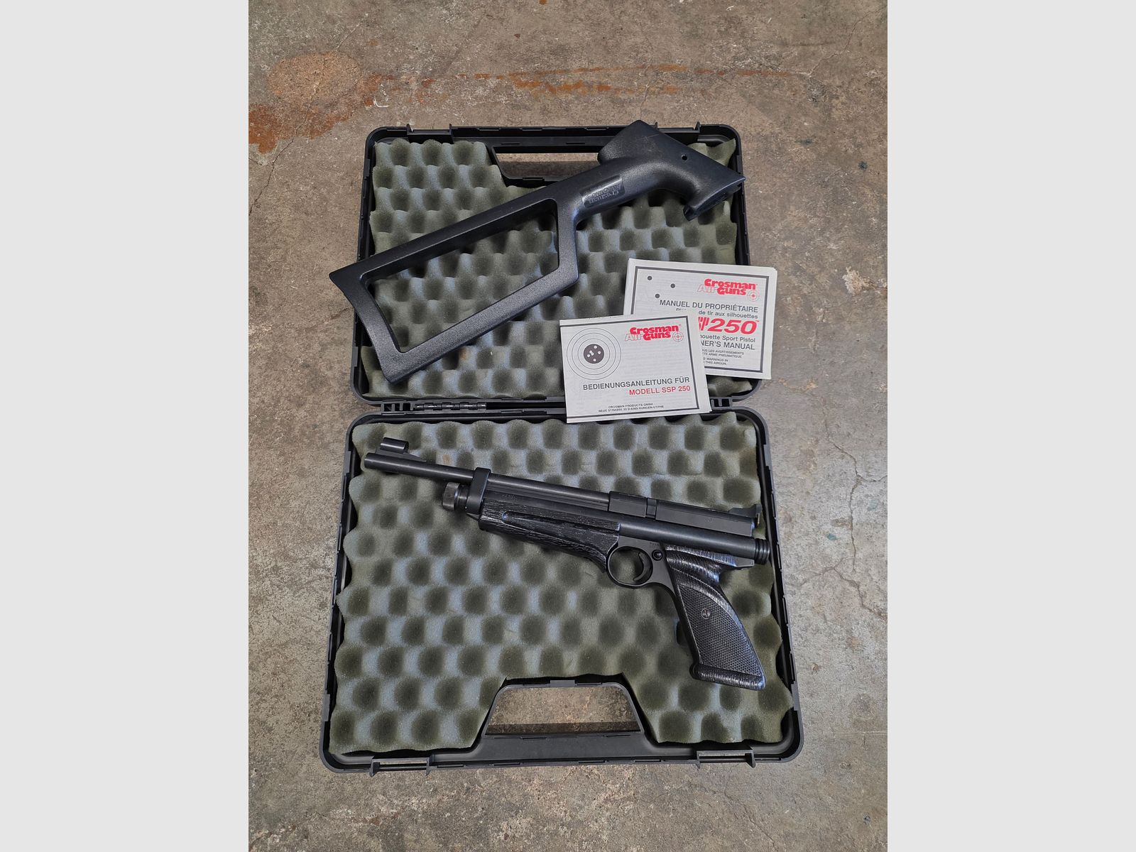 Pistola de CO2 Crosman Silhouette SSP 250 en calibre 4,5 mm Diabolo