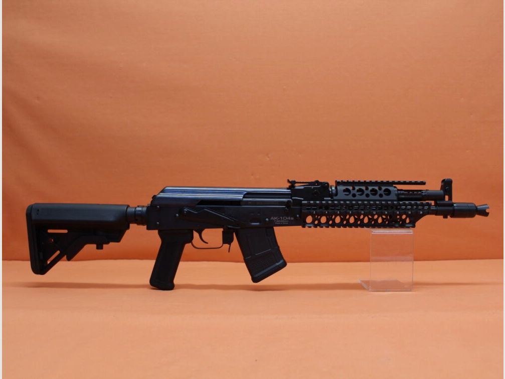SDM Beijing Ha.Büchse 7,62x39 SDM AK-104s 12,5"/ 322mm Lauf/ 14mm Montageschiene/ Alu 4-Rail-System (AKM/AK47)