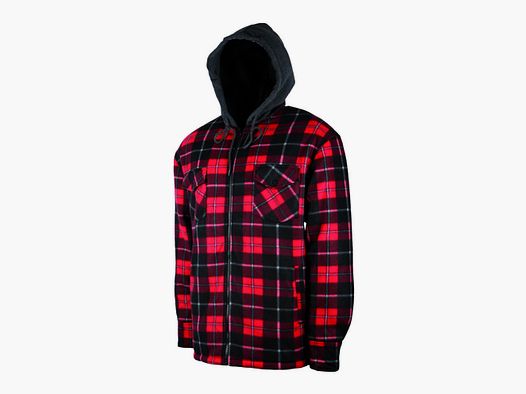 Chemise polaire sherpa rouge Treeland