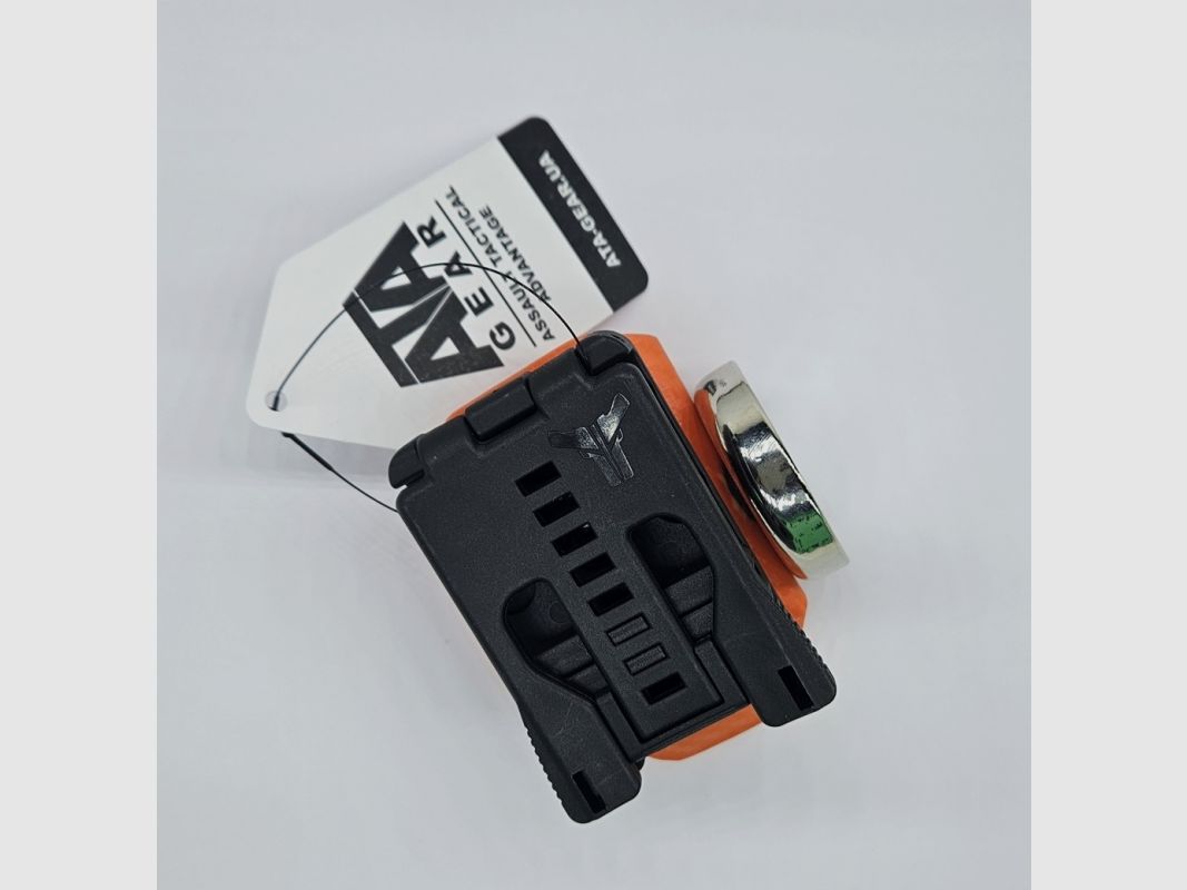 FUNDA CARGADOR ATA GEAR SPORT IPSC CARBON FIBER NARANJA CON IMAN, imagen 4 de 4
